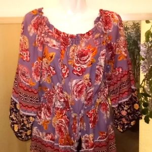 Angie Floral Print Romper